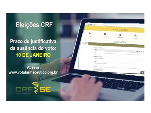 FARMACÊUTICOS TÊM ATÉ 10 DE JANEIRO PARA JUSTIFICAR AUSÊNCIA NAS ELEIÇÕES 